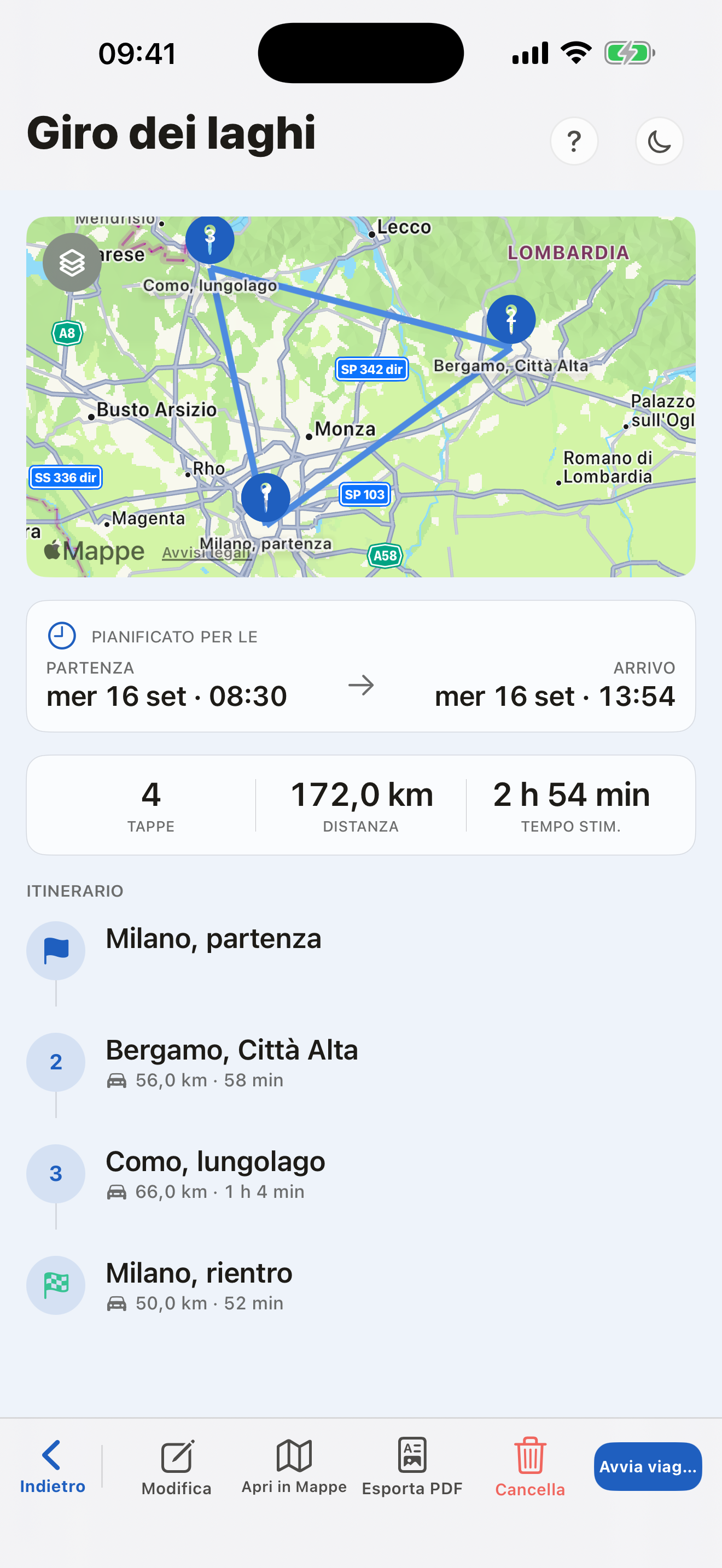 Un viaggio pianificato in xDesk